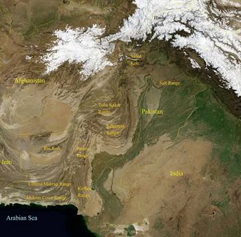 Pakistan Mountain Ranges 